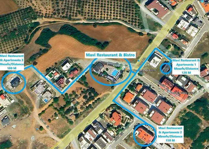 Mavi Restaurant & 3 Apartmán Didim